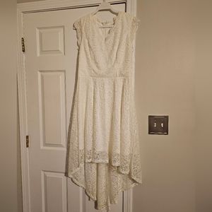 Brand new lace high low dress